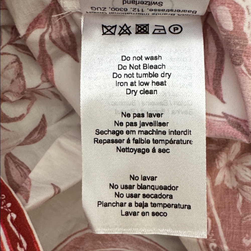 NWT 🌺 FARM RIO Red Porcelain Garden Mini Dress - Picture 7 of 9